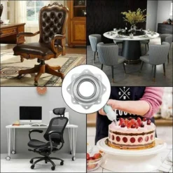 Giradischi Con Cuscinetti A Sfera, Giradischi In 3 Pezzi Con Cuscinetto Girevole A 360 Gradi Per Piccoli Tavoli Da Pranzo, Schermi E Mobili (2,79" X 2,79" X 0,35") 7 Giradischi Con Cuscinetti A Sfera, Giradischi In 3 Pezzi Con Cuscinetto Girevole A 360 Gradi Per Piccoli Tavoli Da Pranzo, Schermi E Mobili (2,79" X 2,79" X 0,35") -Wenko Negozio 98144058 3