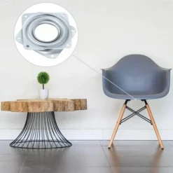 Giradischi Con Cuscinetti A Sfera, Giradischi In 3 Pezzi Con Cuscinetto Girevole A 360 Gradi Per Piccoli Tavoli Da Pranzo, Schermi E Mobili (2,79" X 2,79" X 0,35") 8 Giradischi Con Cuscinetti A Sfera, Giradischi In 3 Pezzi Con Cuscinetto Girevole A 360 Gradi Per Piccoli Tavoli Da Pranzo, Schermi E Mobili (2,79" X 2,79" X 0,35") -Wenko Negozio 98144058 4