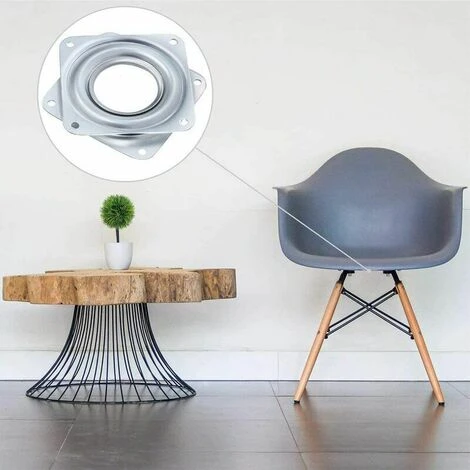 Giradischi Con Cuscinetti A Sfera, Giradischi In 3 Pezzi Con Cuscinetto Girevole A 360 Gradi Per Piccoli Tavoli Da Pranzo, Schermi E Mobili (2,79" X 2,79" X 0,35") 4 Giradischi Con Cuscinetti A Sfera, Giradischi In 3 Pezzi Con Cuscinetto Girevole A 360 Gradi Per Piccoli Tavoli Da Pranzo, Schermi E Mobili (2,79" X 2,79" X 0,35") - immagine 4