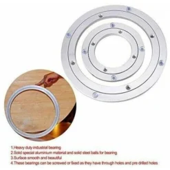 Giradischi, Giradischi TV Giradischi Con Cuscinetti A Sfera Giradischi TV Giradischi Girevole Con Cuscinetti A Sfera (4 Pollici) -Wenko Negozio 98144804 3