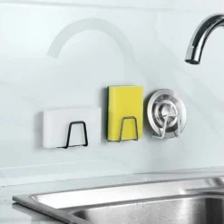 Porta Spugna Da Cucina Lavello Da Cucina In Acciaio Inox 304 Autoadesivo In Spugna -Wenko Negozio 98144870 3