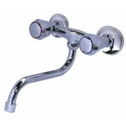 Rubinetto Ad Incasso In Ottone Per Lavello Con Manopola Tonda