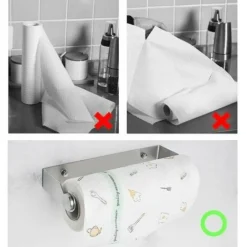 Porta Carta Igienica In Acciaio Inox, Porta Carta Igienica A Parete Per Mobile Bagno Wc -Wenko Negozio 99855266 4